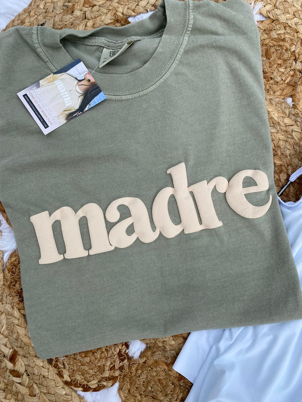 Madre Olive Puff Tee