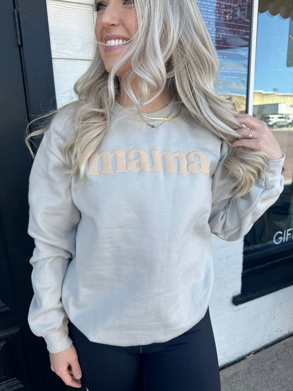 TAN MAMA PUFF SWEATSHIRT