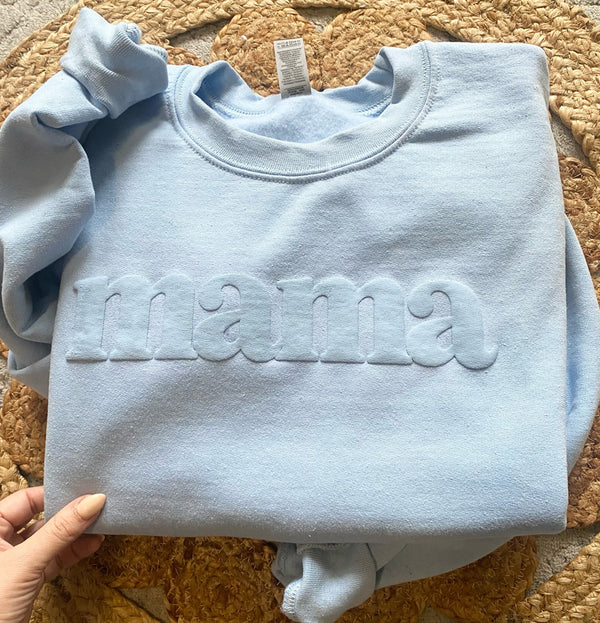 Mama Puff Light Blue Sweatshirt