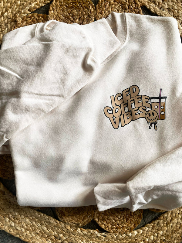 Iced Coffee Vibes Sweatshirt