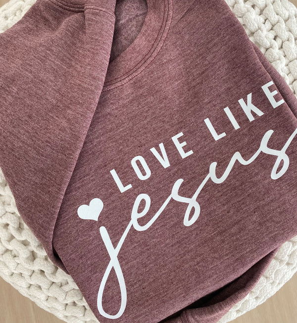 Love Like Jesus Graphic Sweatshirt