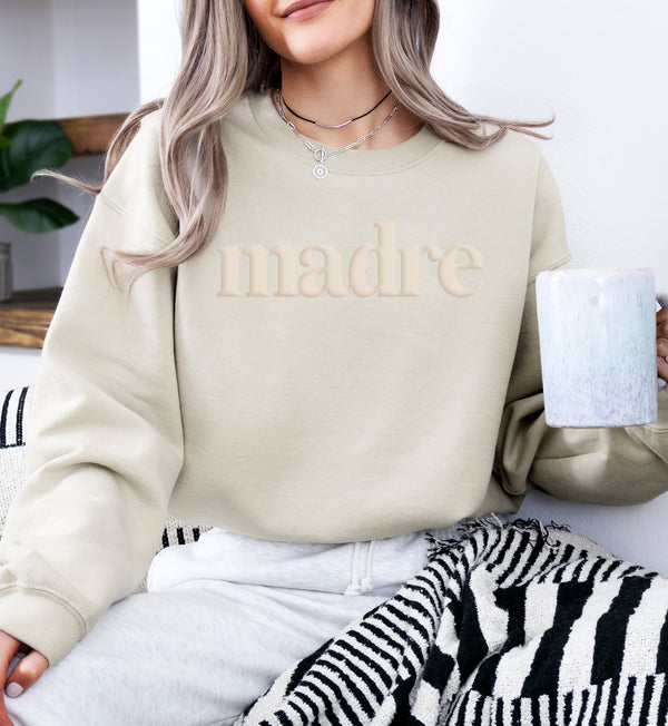 Madre Puff Tan Sweatshirt